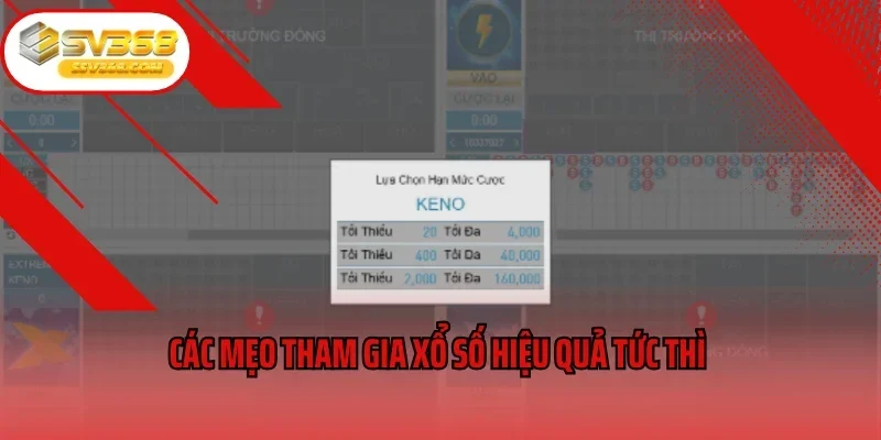 Các mẹo tham gia xổ số hiệu quả tức thì 