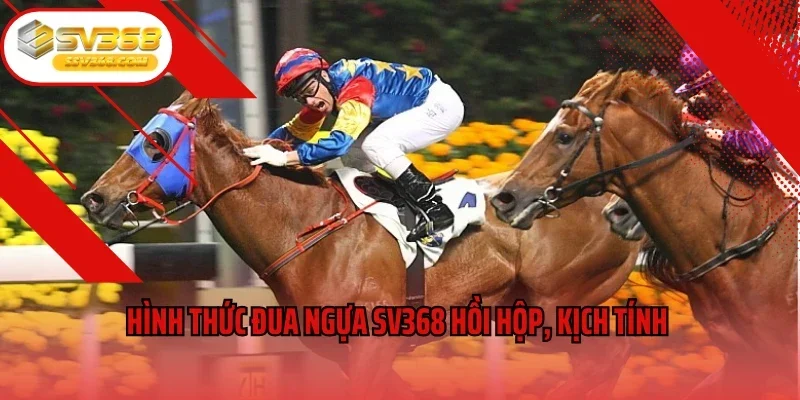 Hình thức đua ngựa SV368 hồi hộp, kịch tính
